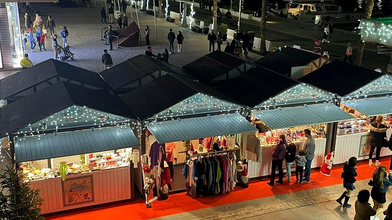 Mercado de Navidad del Muelle Uno